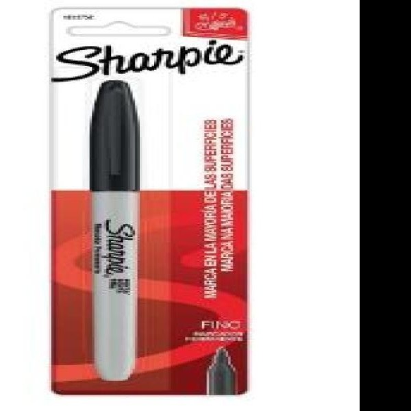 MARCADOR PERM. DELG. PLAST. SHARPIE P.F. PTA.BL.C1 C36